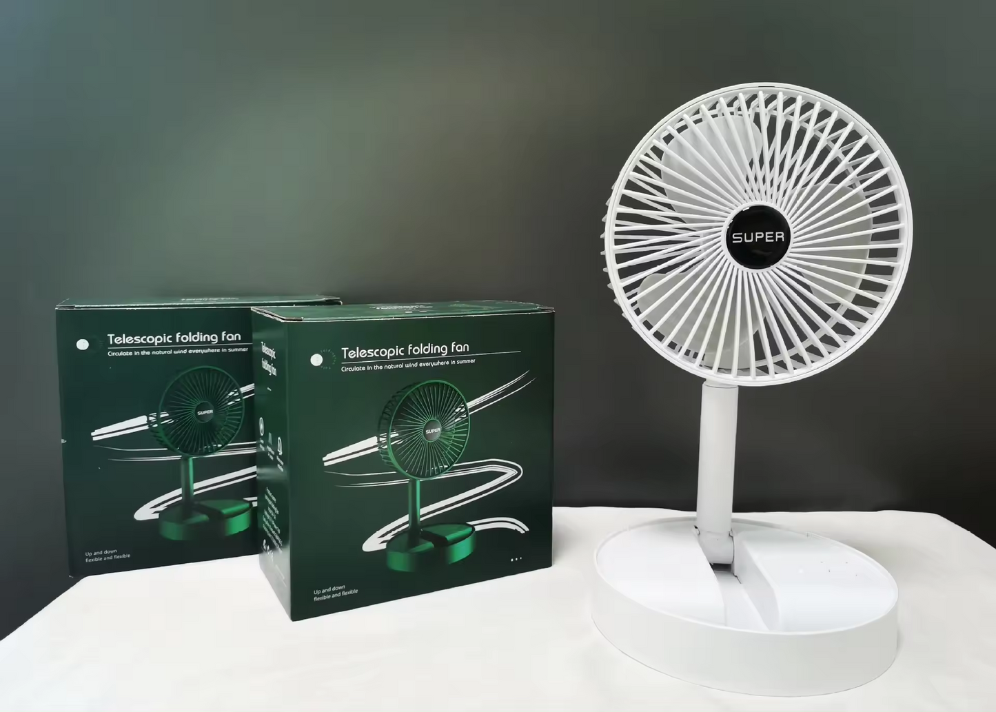 Portable Rechargeable Folding Fan