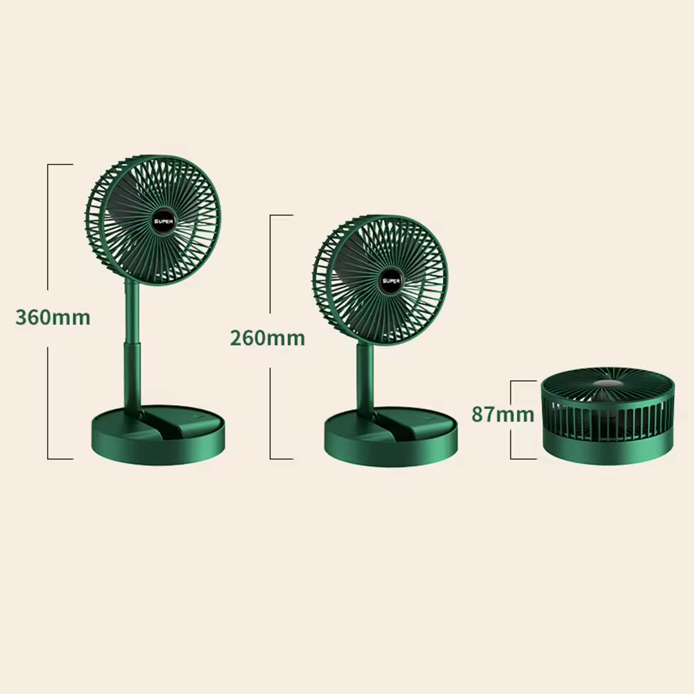 Portable Rechargeable Folding Fan