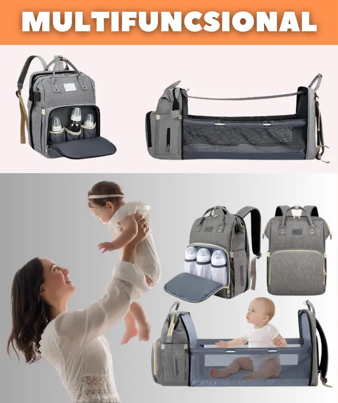 Portable Bag : Multifunctional Crib for Moms 2024