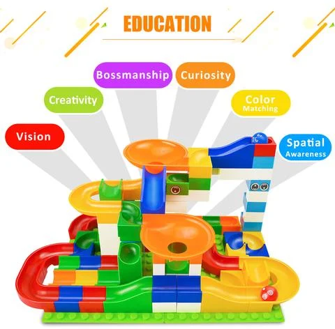 Marble Run Building Blocks Toy