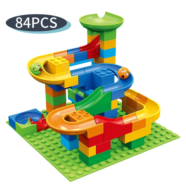 Marble Run Building Blocks Toy