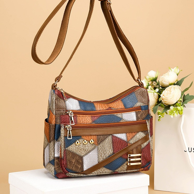 👜2024 New Fashion PU Soft Leather Shoulder Bag