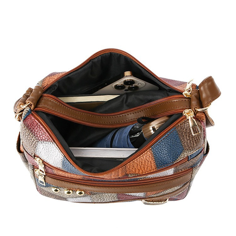 👜2024 New Fashion PU Soft Leather Shoulder Bag