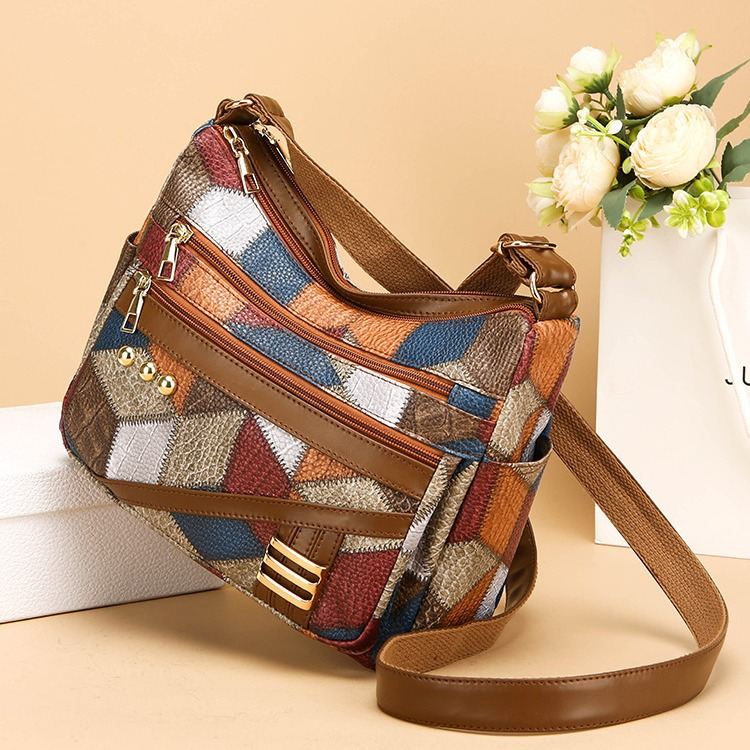 👜2024 New Fashion PU Soft Leather Shoulder Bag