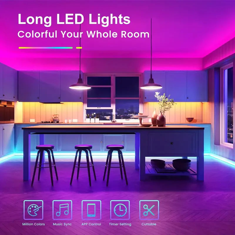 LED Multi-color Flash strip (10m)