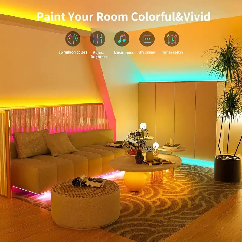 LED Multi-color Flash strip (10m)