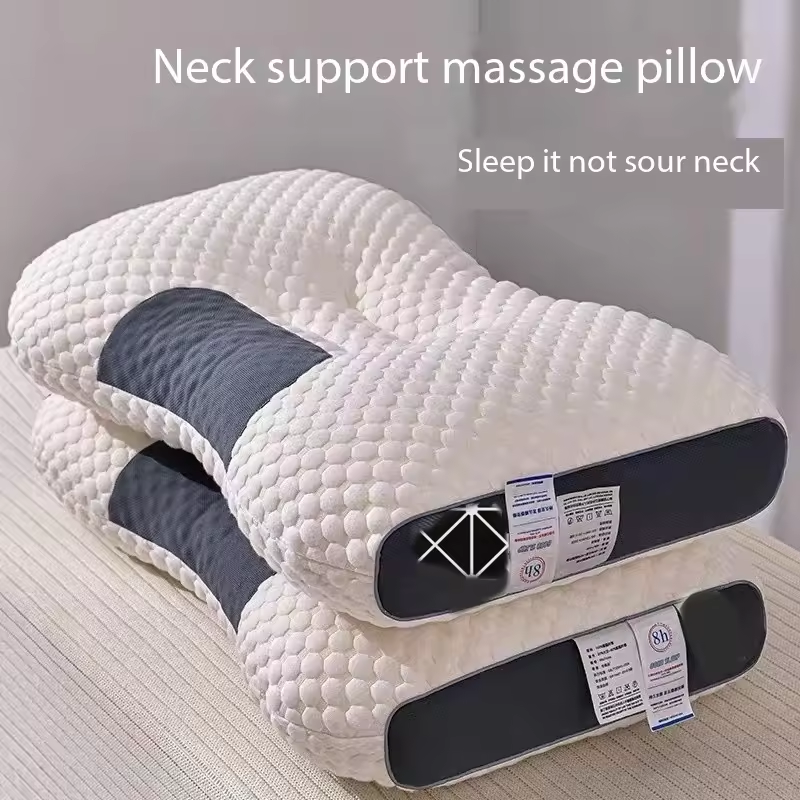 Antibacterial Neck Support Sleep-Aid Massage Pillow