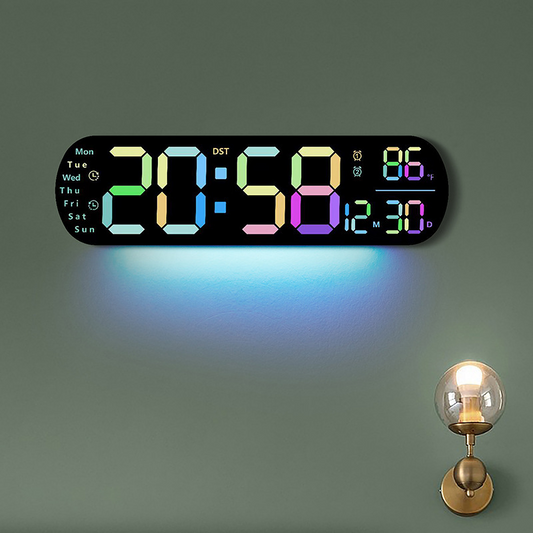 Multi-View Digital Wall Clock