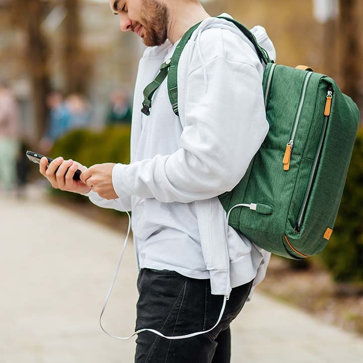 Business travel backpack