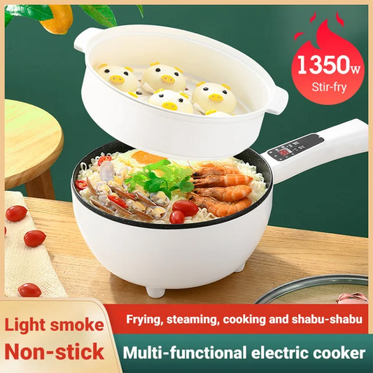 Large capacity multifunctional electric frying pan