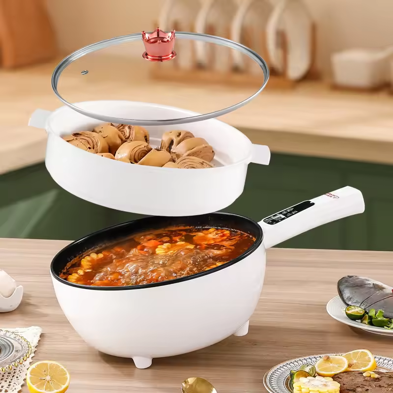 Large capacity multifunctional electric frying pan