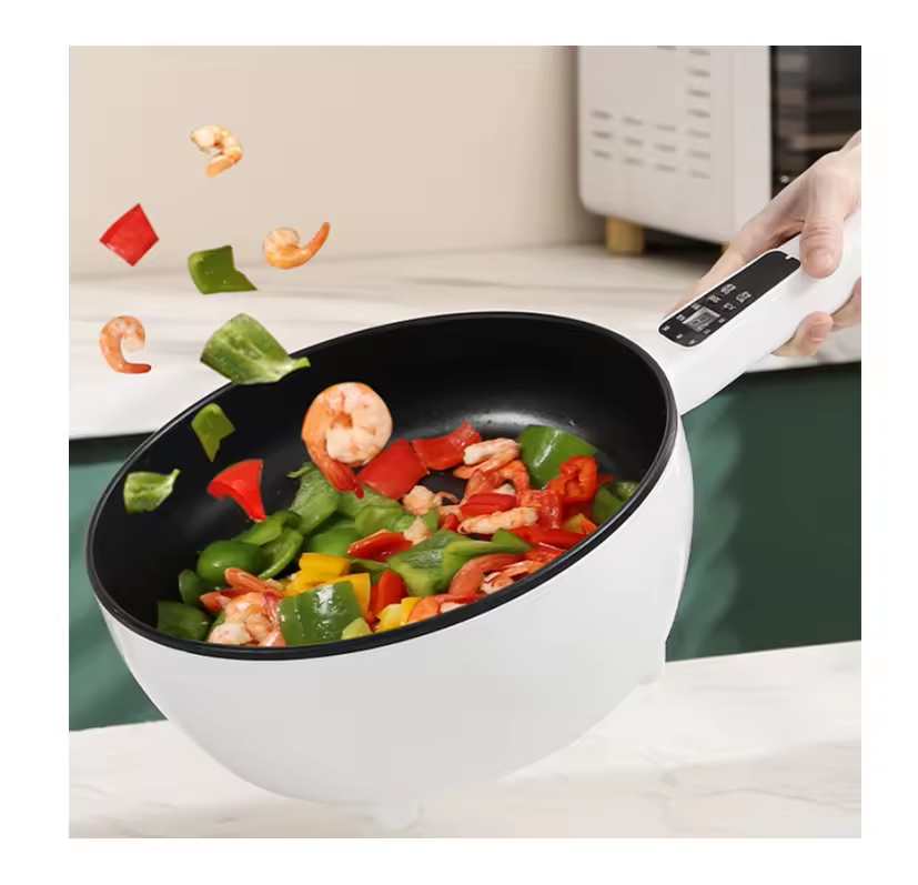 Large capacity multifunctional electric frying pan