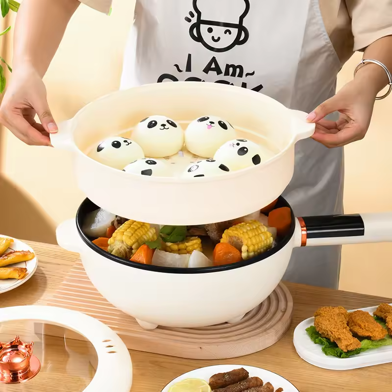 Large capacity multifunctional electric frying pan