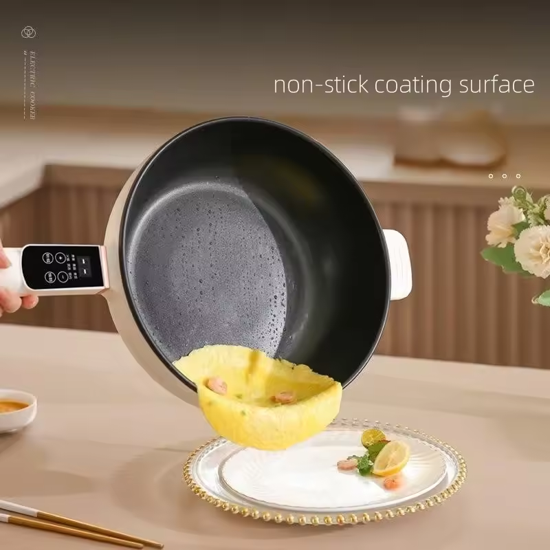 Large capacity multifunctional electric frying pan