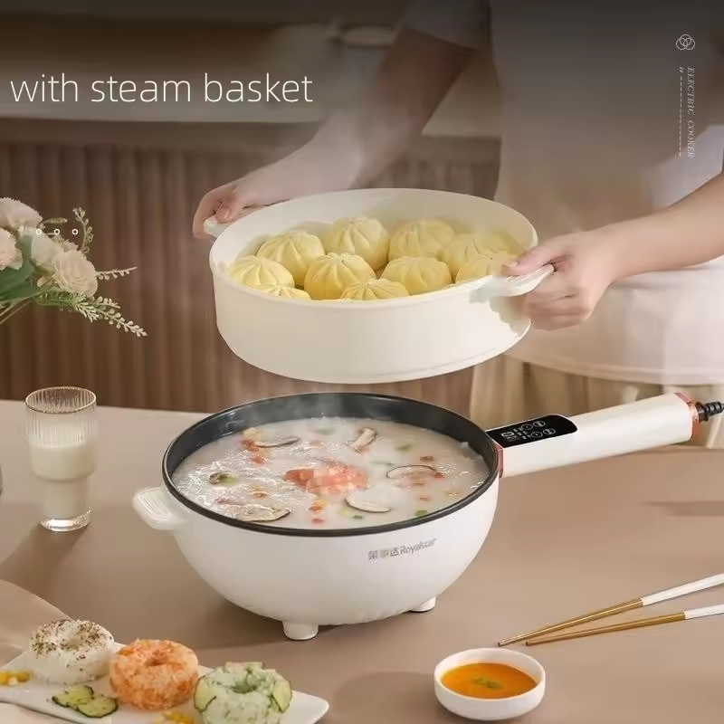 Large capacity multifunctional electric frying pan