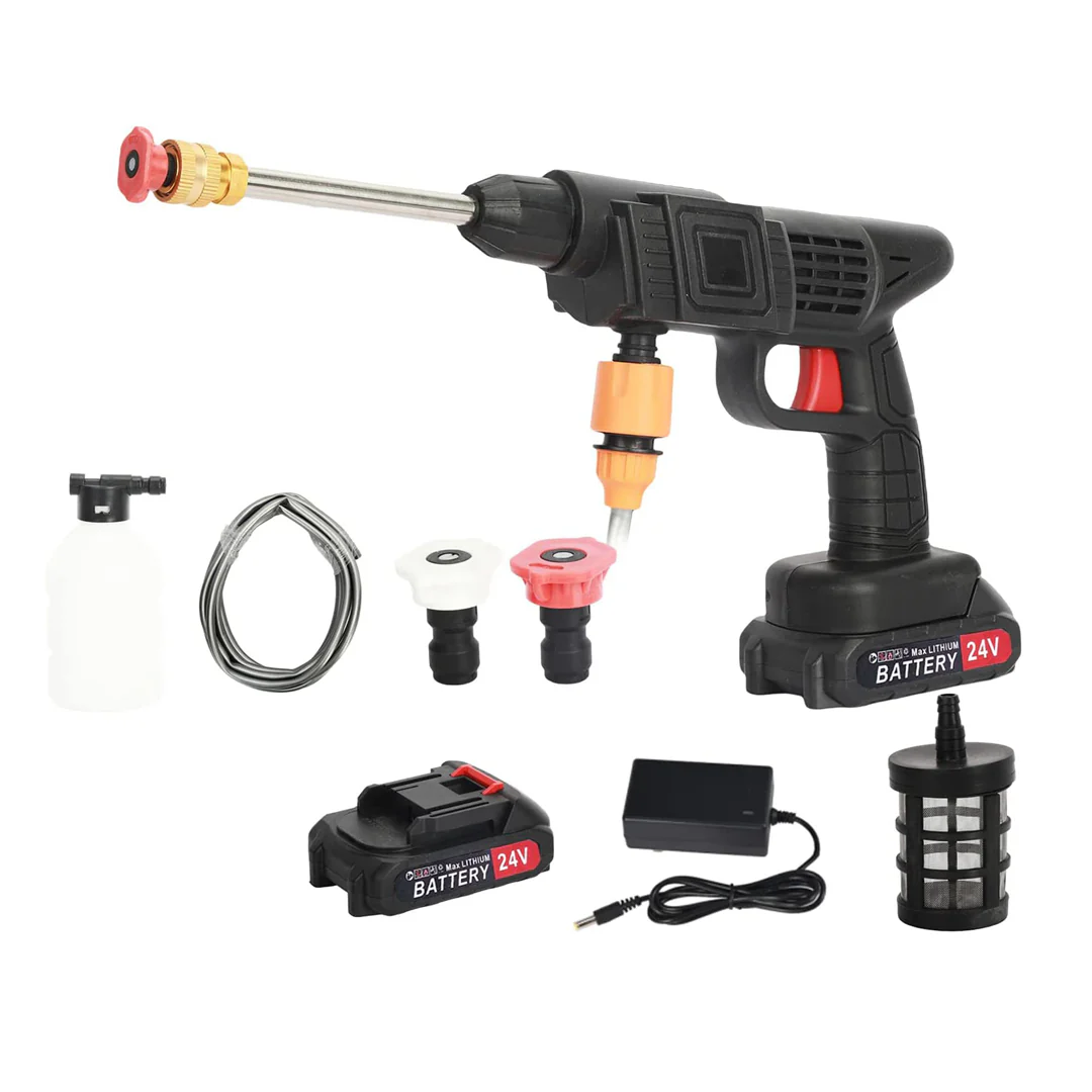 Electric high-pressure car wash gun