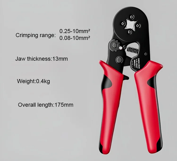 Quadrilateral Wire Crimp Pliers and Terminals Set 【800PCS】