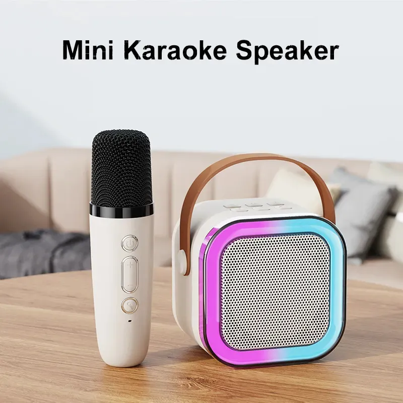 Portable Bluetooth Karaoke Speaker And Wireless Microphone