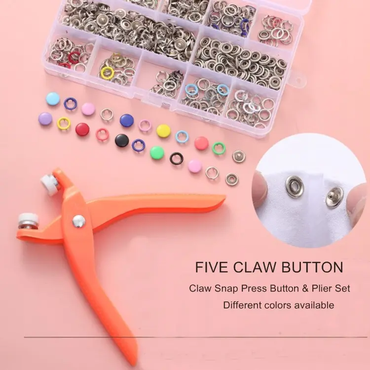 (100 buttons) Clothes button mounting tool