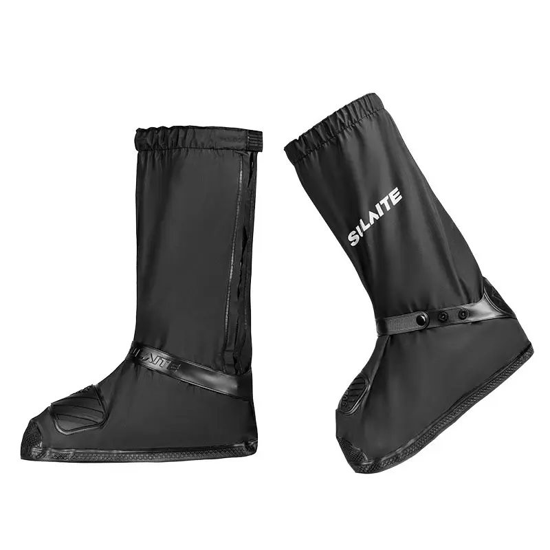 Waterproof and non-slip rain shoe covers