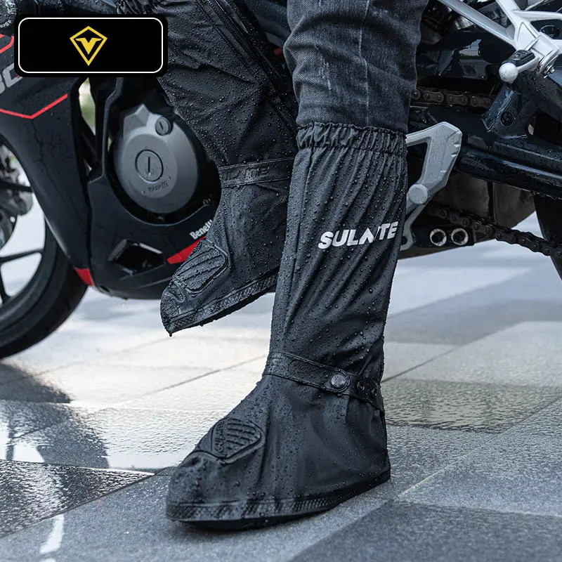 Waterproof and non-slip rain shoe covers