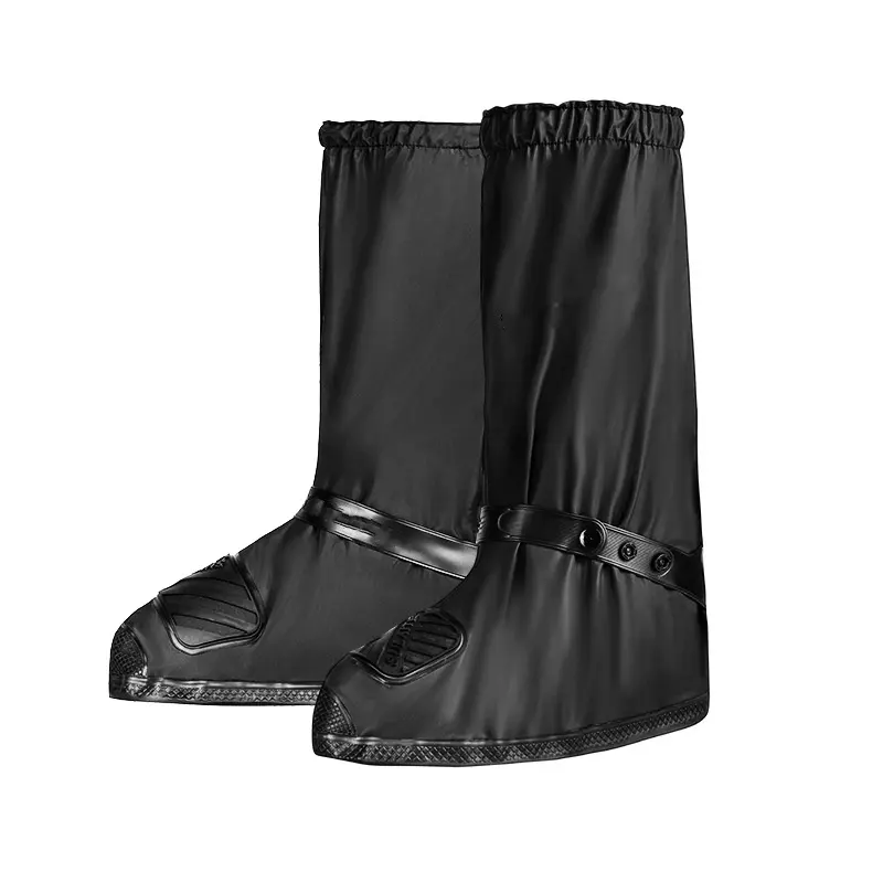 Waterproof and non-slip rain shoe covers