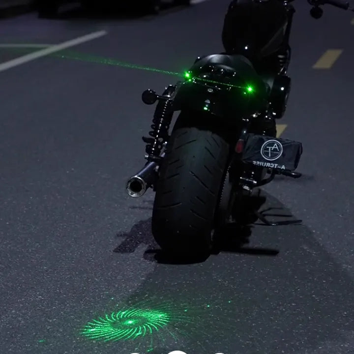 Multi-Mode LED Laser Dynamics Anti-Collision Taillights Projector For Universal Automobile Motorcycle