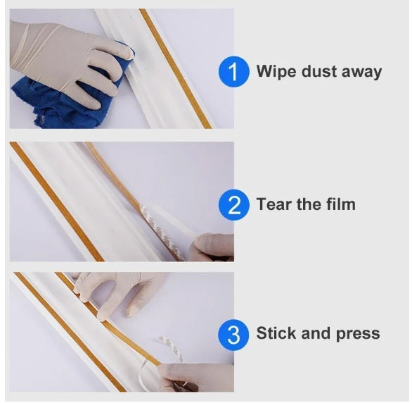 Tile anti-mildew seam joint tape (a roll of 3M)