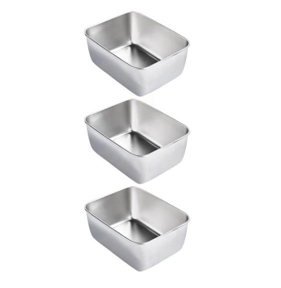 Stainless Steel Square Plate（With Lid）