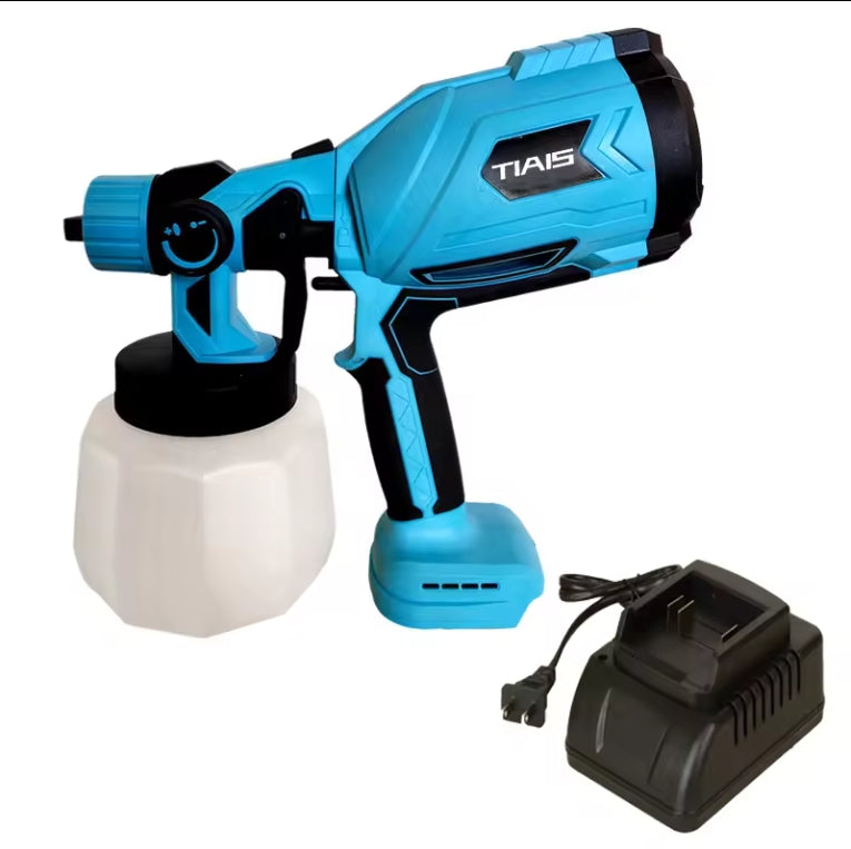 High-pressure Cordless Paint Sprayer with 2 Batteries