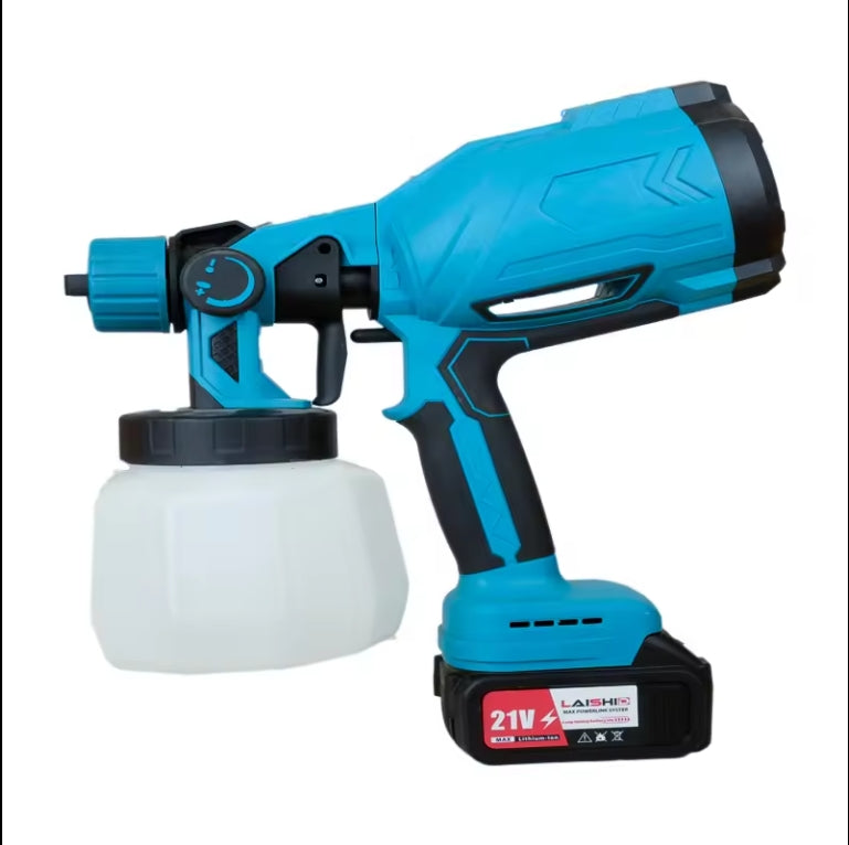 High-pressure Cordless Paint Sprayer with 2 Batteries