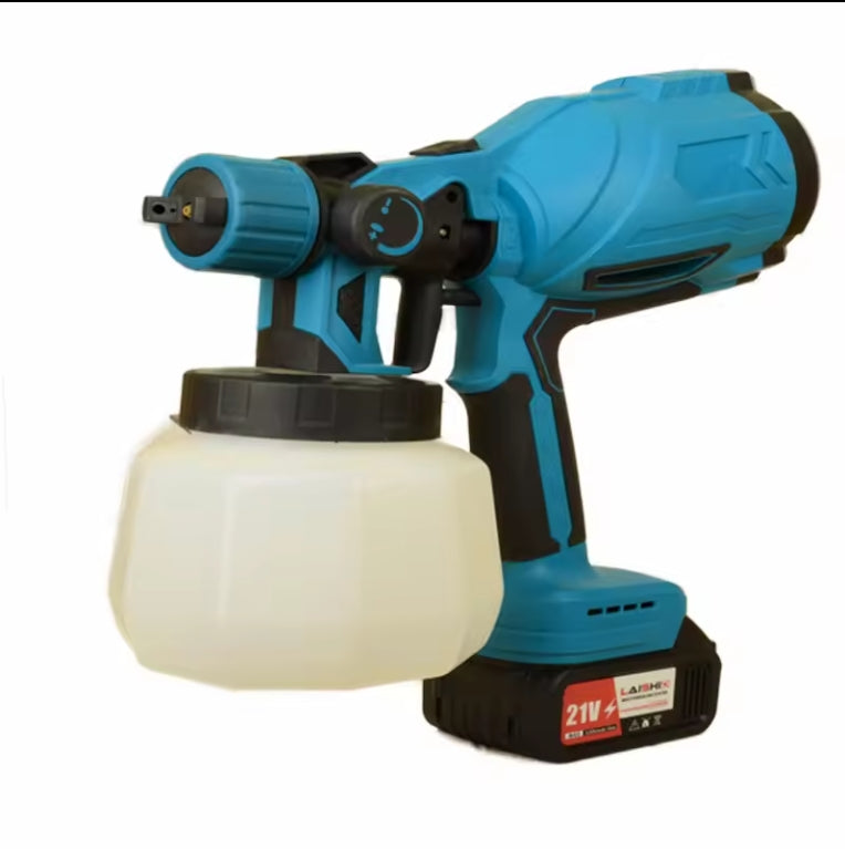 High-pressure Cordless Paint Sprayer with 2 Batteries