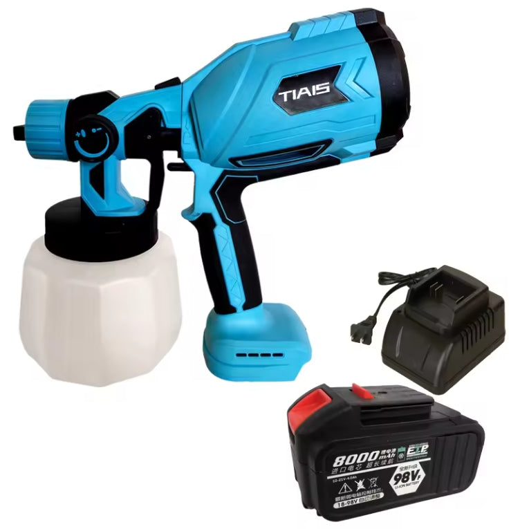 High-pressure Cordless Paint Sprayer with 2 Batteries