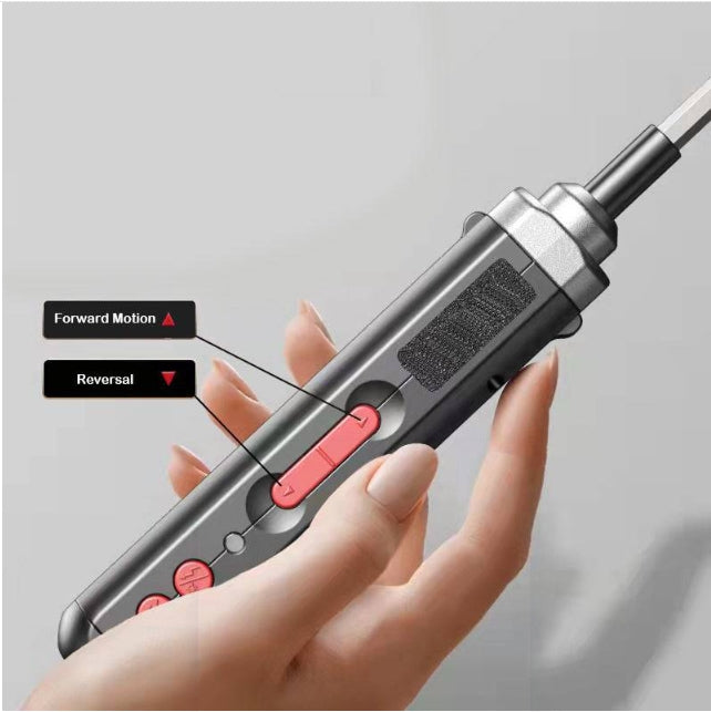 Small household multi-function electric screwdriver set