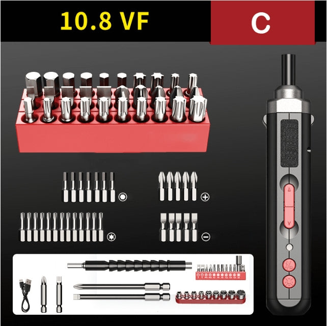 Small household multi-function electric screwdriver set