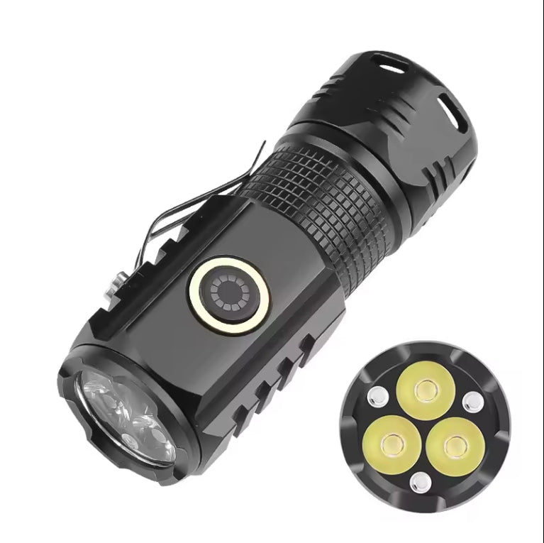 Rechargeable mini LED flashlight