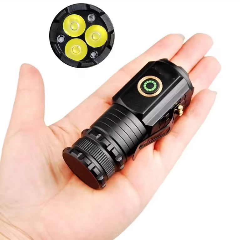 Rechargeable mini LED flashlight