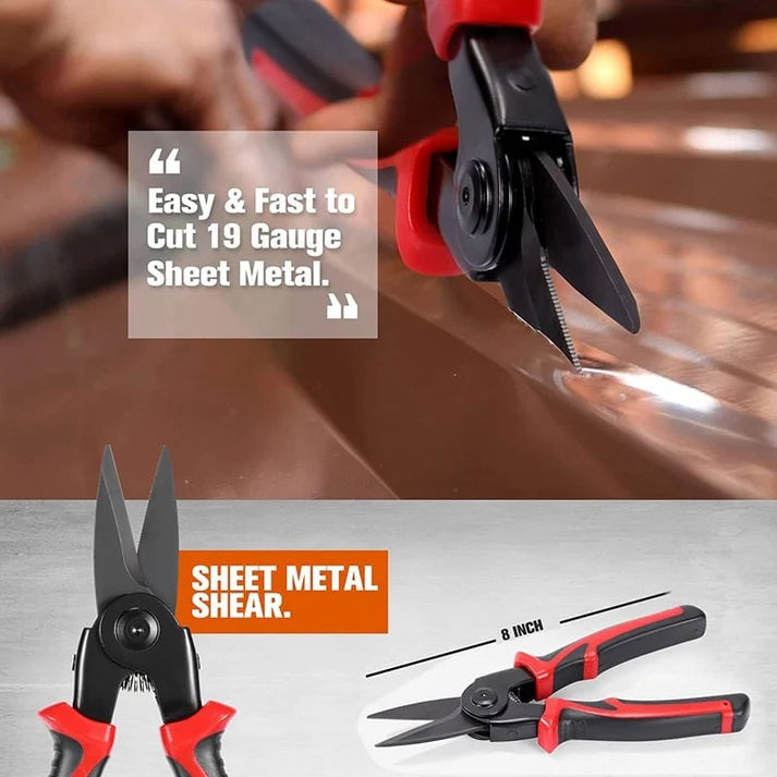 Multifunctional 5-in-1 Interchangeable Head Pliers Tool Set