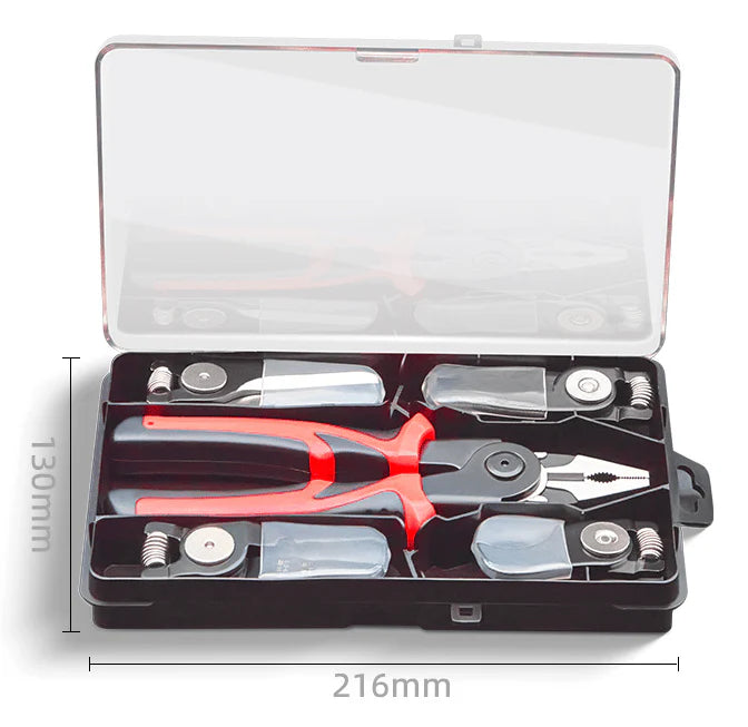 Multifunctional 5-in-1 Interchangeable Head Pliers Tool Set