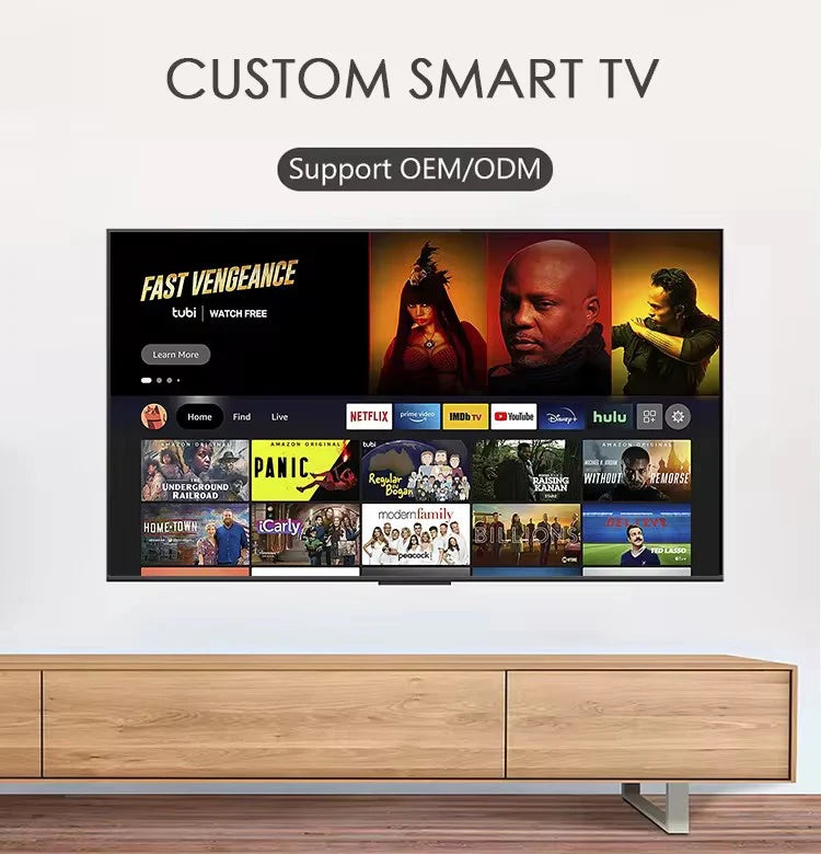 32 "43" HD ultra thin full screen LCD TV 4k smart TV