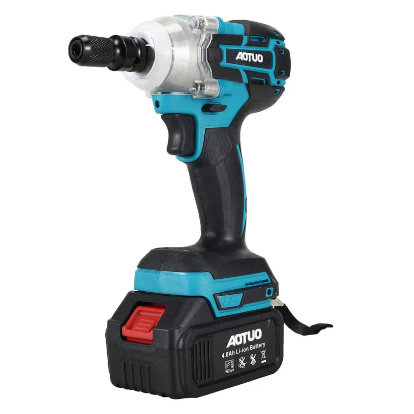 Super torque Brushless Lithium-Ion Impact Wrench+Two batteries