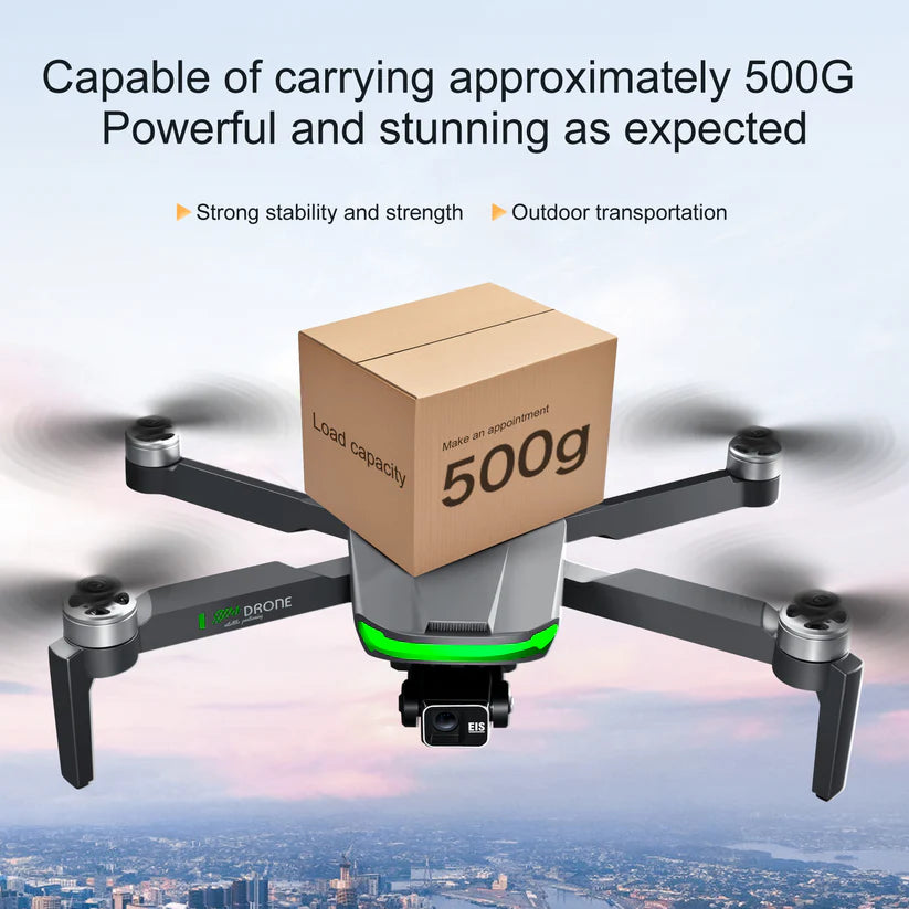 8K FPV Wifi 6km Long Range Laser Obstacle Avoidance Foldable Transport Drones with 2.7k Camera GPS