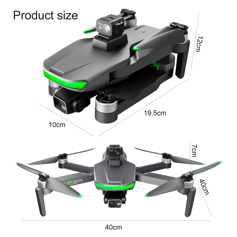 8K FPV Wifi 6km Long Range Laser Obstacle Avoidance Foldable Transport Drones with 2.7k Camera GPS